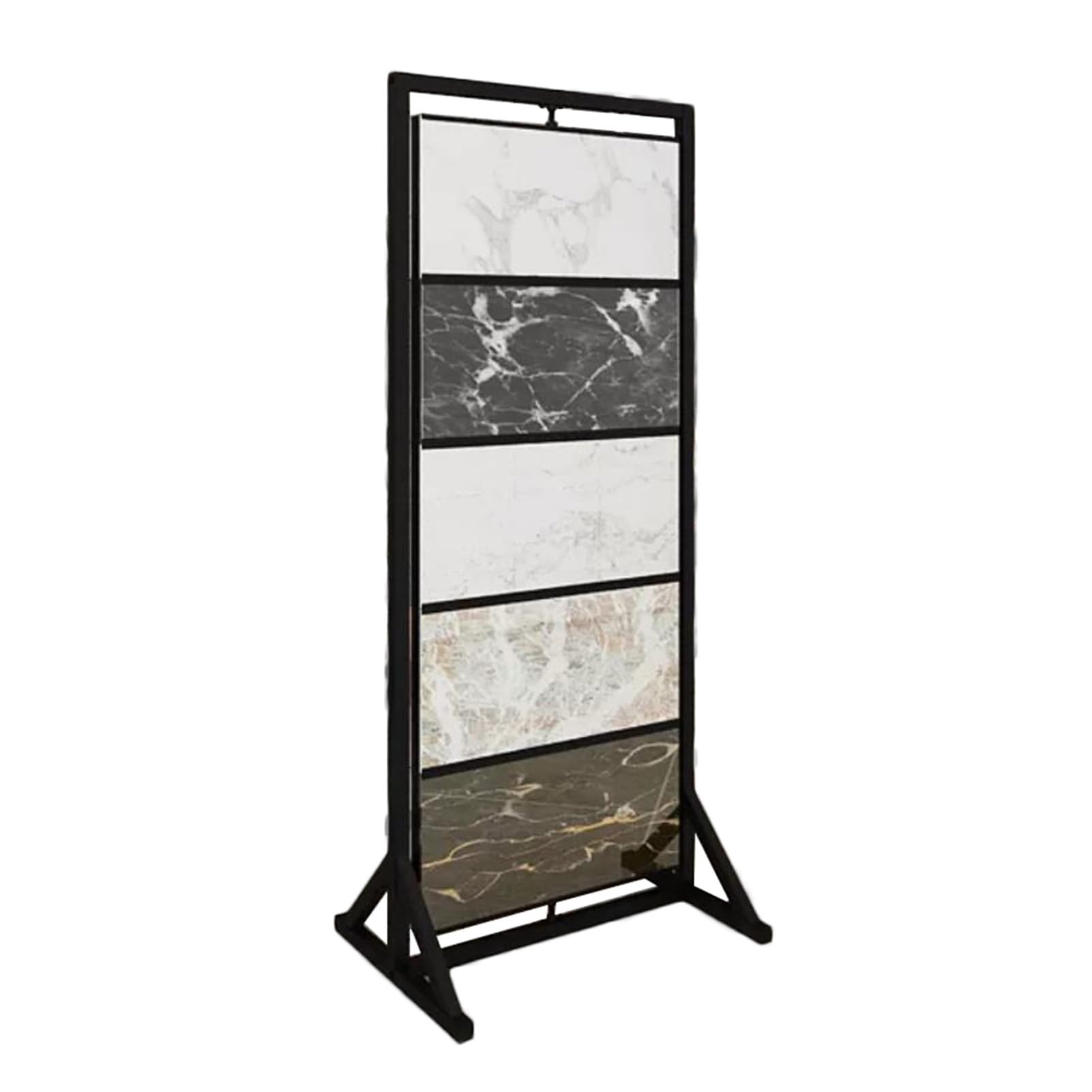 Amazon.co.jp: 金属製タイルディスプレイラック、両面収納、回転式